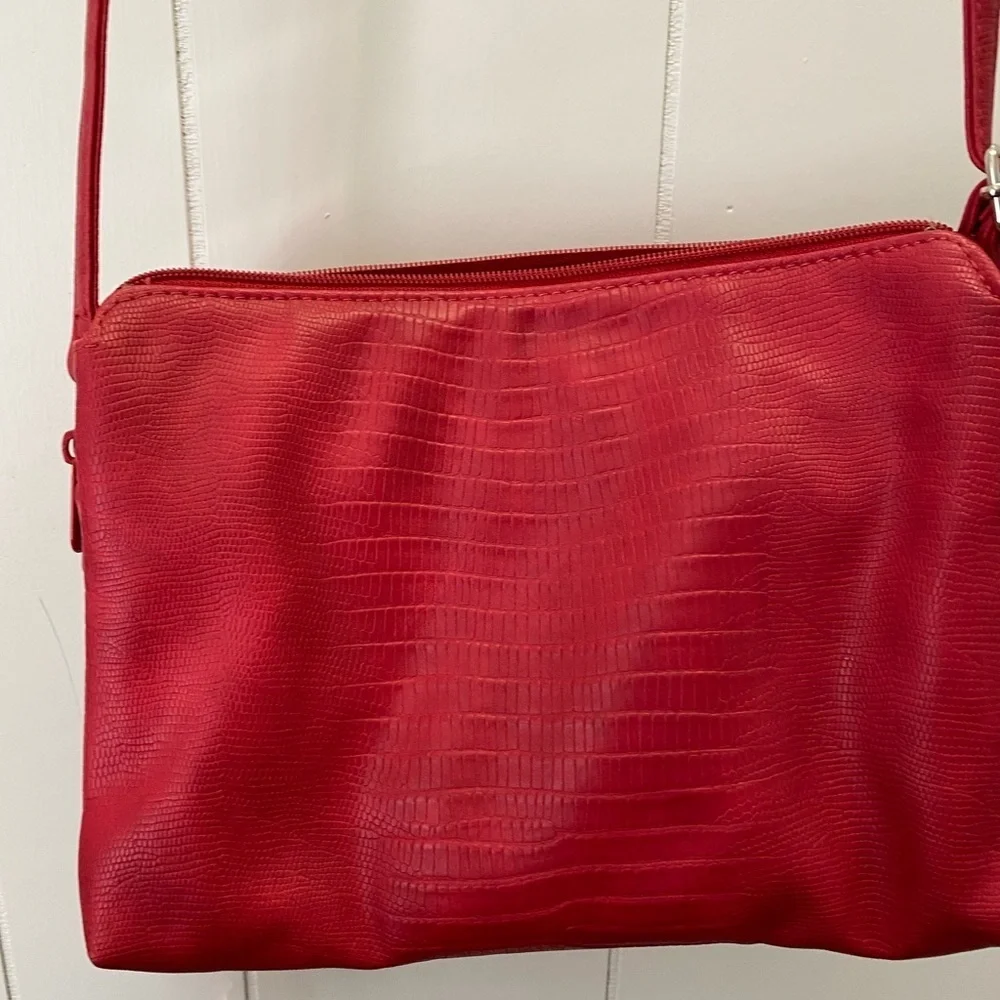 Multi Sac Crossbody Red Purse